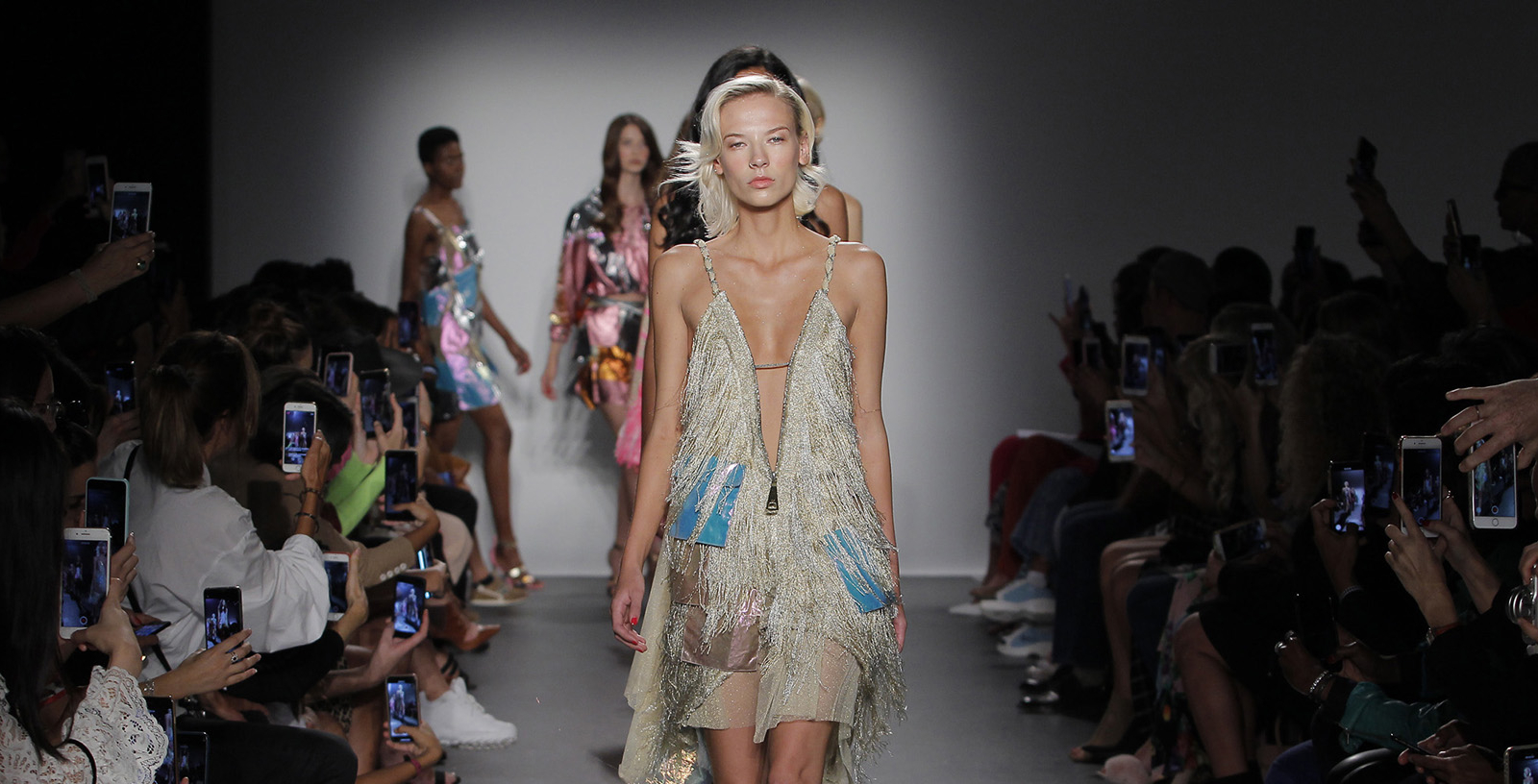 Custo Barcelona on the New York Fashion Week runway, where the Spanish label began presenting its collections in 1997
