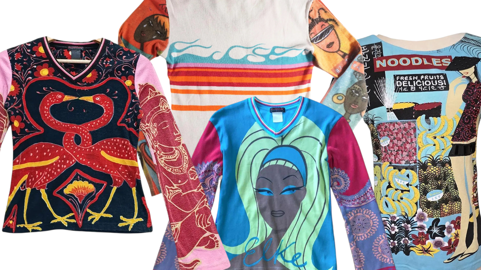 Early Custo Barcelona designs reflected the Dalmau brothers' fascination with California's surf culture, graphic art and colourful printed T-shirts